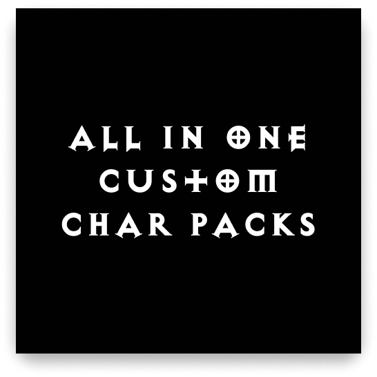 All in One Custom Character Packs